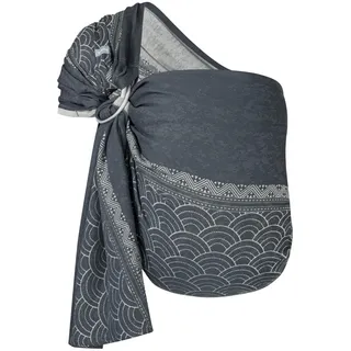 Hoppediz Ring-Sling Babytragetuch ab Geburt, Sapporo | Ergonomisches Tragetuch mit Ringen für schnelles Anlegen, inkl. Anleitung