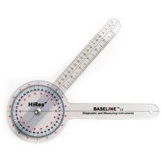 Baseline® Goniometer, HiResTM, Kunststoff 360°-ISOM-Goniometer, Länge 20 cm