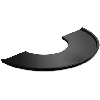 höfats - BOWL 70 Plancha - emaillierte Grillplatte aus Gusseisen - Für Grillgut jeder Größe geeignet - Halbring, Feuerplatte, Grillring, Feuerring als Zubehör für alle BOWL 70 Feuerschalen