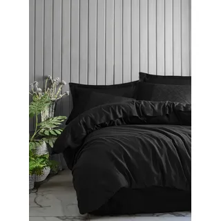 L'Essentiel Linge de Maison, Dama- CTN3657, Schwarz, Bettdecken, 100% Baumwollsatin - Schwarz