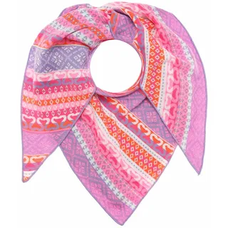 Zwillingsherz Dreieckstuch »"Rio"« mit auffalendem Muster, lila