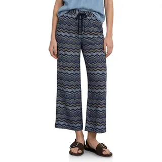 Street One High Waist Wide Leg Hose im Loose Fit Frozen Wave 38
