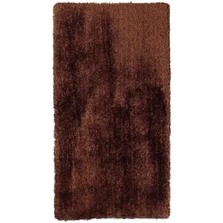 Shaggy , Braun, Dunkelbraun , Textil , rechteckig , 80x150 cm , für Fußbodenheizung geeignet , Teppiche und Böden, Teppiche, Hochflorteppiche & Shaggys