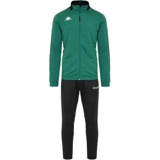 Kappa Salcio TKS Trainingsanzug für Herren, Grün/Schwarz, Gr. L