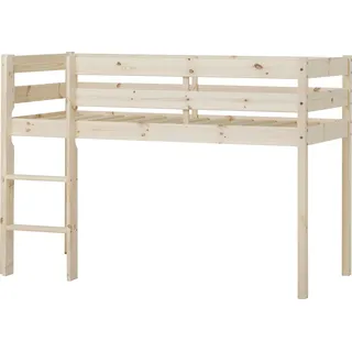 Hoppekids Hochbett ECO COMFORT 81 x 114 x 166 cm Kiefer massiv beige