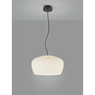 helestra VEDA Pendelleuchte schwarz eloxiert / Glas weiß #16/2107.22/5300