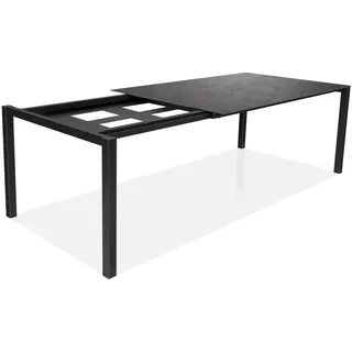 Auszugstisch Carolina anthrazit Keramikplatte - 220/280/340 x 100 cm Keramik Slate Dark