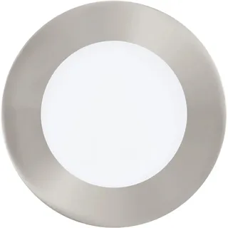 Eglo Connect LED-Einbauleuchte Fueva Ø 12 cm Nickel matt