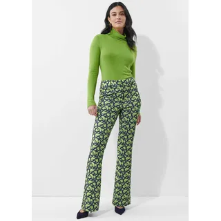 ALBA MODA Hose Hose Stoffhose Grün 34