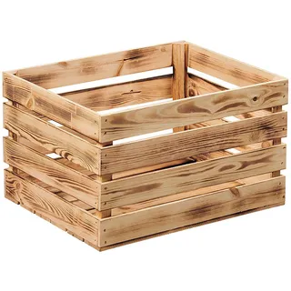 Kesper Dekokiste , Kieferfarben , Holz , Kiefer , 47x36x28 cm , Fsc , Ordnen & Aufbewahren, Dekoboxen & Aufbewahrungsboxen, Holzkisten