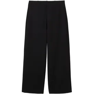 Tom Tailor Denim Damen High Waist Culotte Hose, 14482 - Deep Black, M