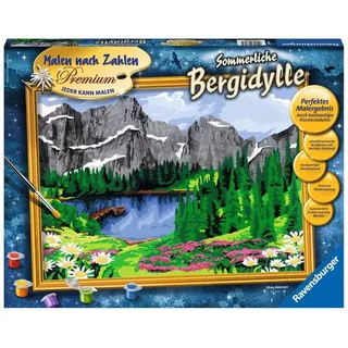 Ravensburger Malen nach Zahlen 28898 - Sommerliche Bergidylle - Für Erwachsene und Kinder ab 14 Jahren