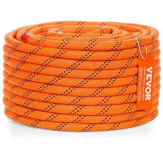 VEVOR Arborist Baumkletterseil doppelt geflochten Polyester 1,27cmx36,6m