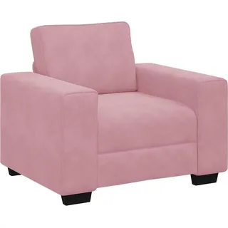 vidaXL Sessel Rosa 100x77x82 cm Samt - Rosa