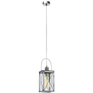 EGLO Donmington 1-flg. 15 cm rund silber