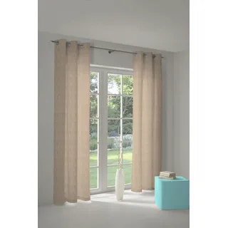 Vorhang ADAM "Little Parrot" Gr. 3, braun (hellbraun), B:145cm H:225cm, Jacquard, Baumwolle (Bio-Baumwolle), Gardinen, Vorhang, aus 100% Bio-Baumwolle