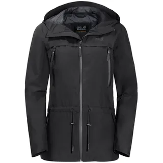 Jack Wolfskin Damen Damen Hardshelljacke Fairview Jacke, Black, XS, 1110291