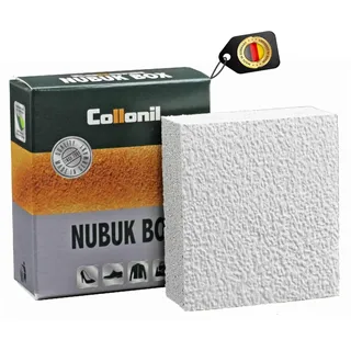 Collonil Nubuk Box Classic – Wildlederradierer zur Trockenreinigung von Nubuk & Velours – Veloursleder Radierer, Nubukleder Reiniger, Schuhradierer Wildleder – Lederpflege & Schuhpflege Box