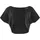 Damen Light Cropped Dance-top Dt104 T-Shirt Schwarz XS EU