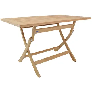 Gartentisch Sunrise 120x70x75cm Teakholz klappbar