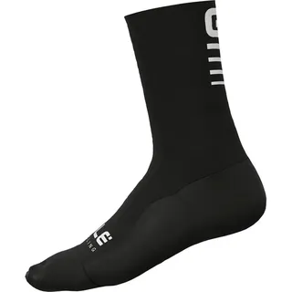 Ale Strada 2.0 Lange Socken - Black / White - EU 44-47