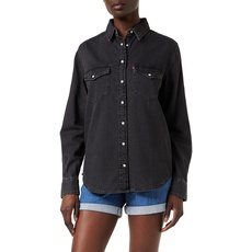 Bild Levi's Damen Iconic Western Hemd,Night Is Black,XS