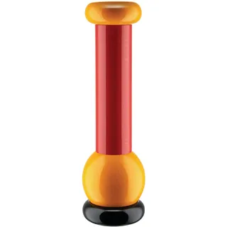 Alessi MP0210 Gewürzmühle 23 cm Schwarz/Gelb/Rot unbefüllt