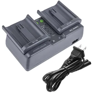 DF-LPE4AH Ladegerät Kompatibel mit [Canon] 1D Mark 3, 1D Mark 4, 1DS Mark 3, 1DX, 540EZ, 550EX, 580EX, 580EX-II, EOS 1DX Mark 2, EOS-1D Mark IV, EOS - Schwarz