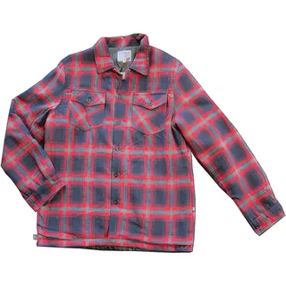 Thermohemd TERRAX WORKWEAR "Thermohemd", Herren, Gr. 4XL, EURO, blau (dunkelblau, rot), Obermaterial: 100% Polyester PES., Hemden Thermohemd