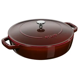 Staub Chistera Bräter 28 cm grenadine-rot