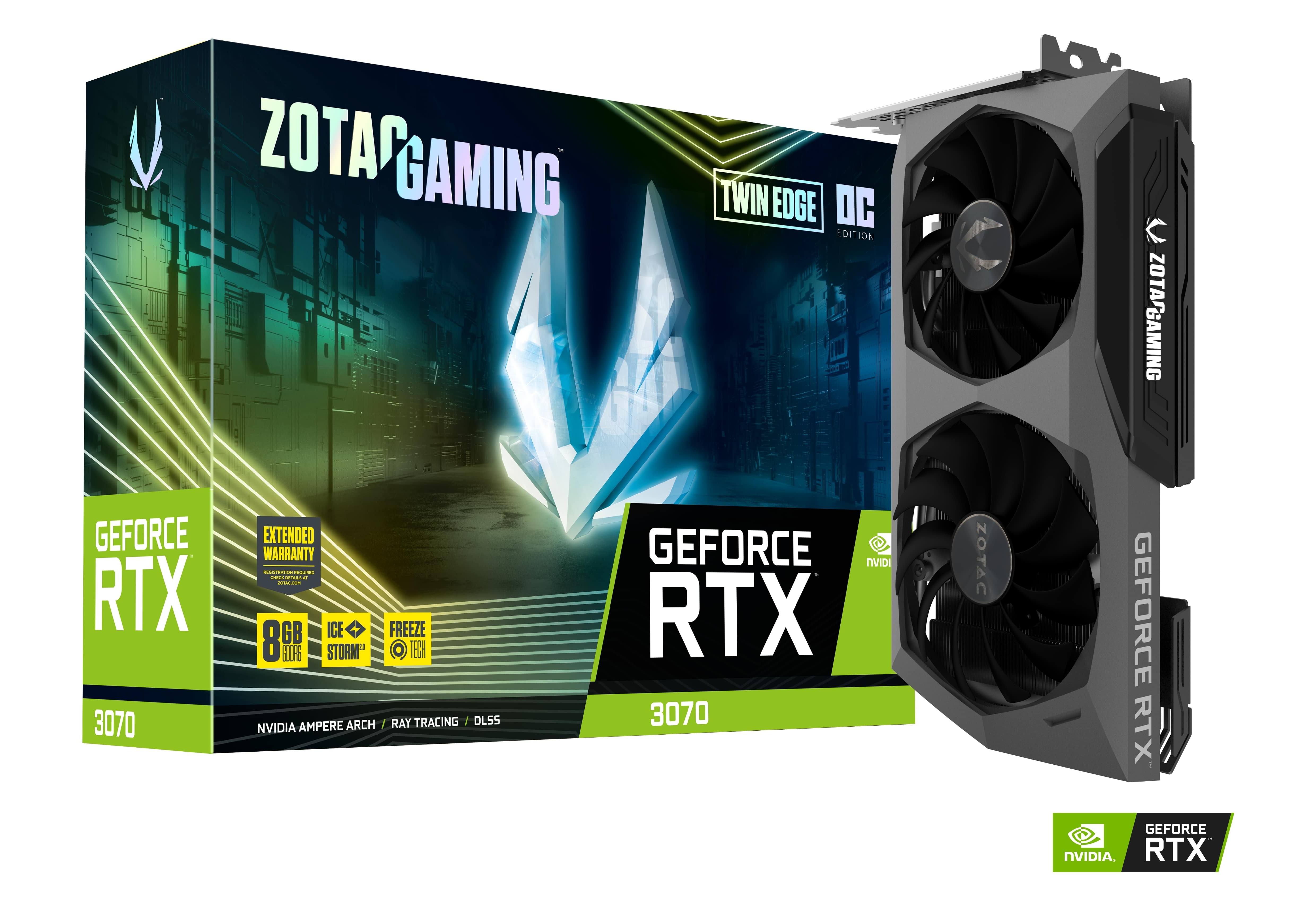 Bild von GeForce RTX 3070 Twin Edge OC LHR 8 GB GDDR6 1755 MHz