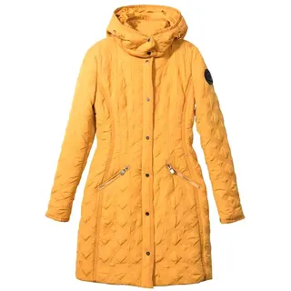 Desigual Mostaza Damenjacke, gesteppter Parka, Größe M - Gelb