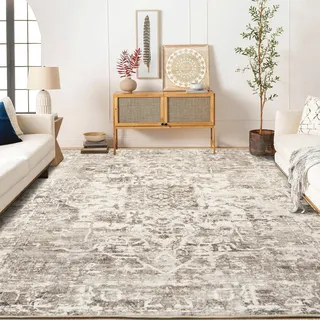 PONY DANCE Waschbarer Teppich Wohnzimmer 200x300 cm Dünne und Flauschige Kurzflor Teppiche rutschfest für Schlafzimmer/Esszimmer, Braun