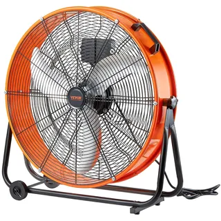 Vevor Trommelventilator 0 cm Bodenventilator Orange