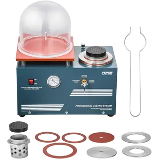 Vevor Vakuum-Einbettgussmaschine 400 ml mit 3 CFM-Pumpe