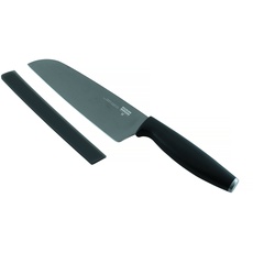 KUHN RIKON 26583 COLORI Titanium graphit Santokumesser Kochmesser Küchenmesser, Kunststoff