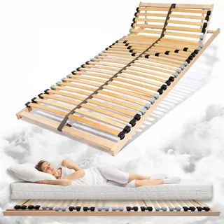 Coemo 7-Zonen Lattenrost ERGO K 90x200 Kopfteil verstellbar, Selbstbausatz