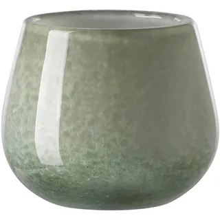 Fink "MARLY", Dekovase, Blumenvase, Windlicht, Vase aus Glas, hellgrün