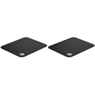 SteelSeries QcK Mini - Gaming-Mauspad - Stoff - Gummiunterseite - Schwarz (250mm x 210mm x 2mm) (Packung mit 2)