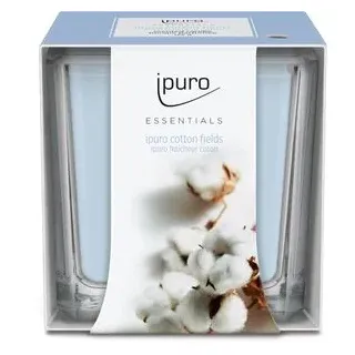 ipuro Cotton Fields Duftkerze 125 g blau