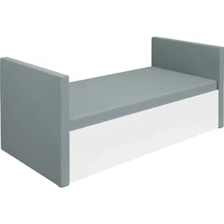 PAIDI Jugendbett »FLYNN in verschiedenen Ausführungen, Ausziehbett mit 2 Liegeflächen« Gästebett, Metallgestell inkl. Lattenroste, 2-in-1 Funktionsbett, weiß