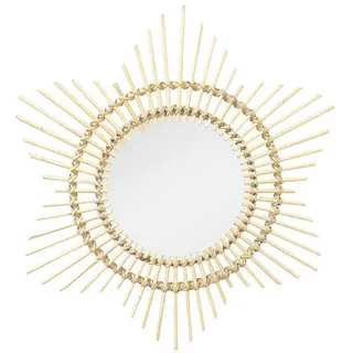 Kayoom Wandspiegel »Rattan Spiegel Aina 435« Kayoom schwarz
