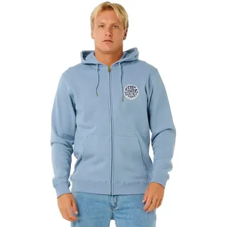 Rip Curl Wettie Passage Icon Reißverschlusspullover - Faded Denim - M
