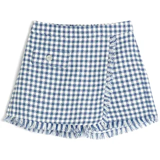 Koton Girls Skort Tweed Envelop Button Detail