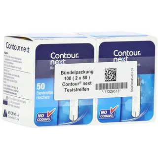 Orifarm GmbH Contour Next Sensoren Teststreifen 100 St.