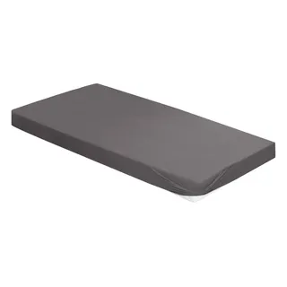 IRISETTE Spannbettlaken Tencel-Baumwolle-Elasthan 150 x 200 cm grau