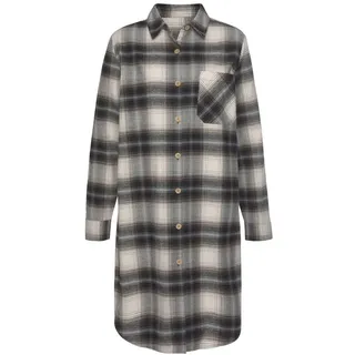 Buffalo Hemdblusenkleid Braun Kariert 34