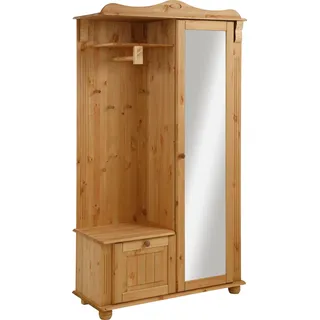 OTTO home Kompaktgarderobe Adele 108 x 185 x 40 cm Beige
