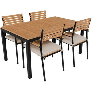 Juskys Rhodos Set 5-tlg. Beige