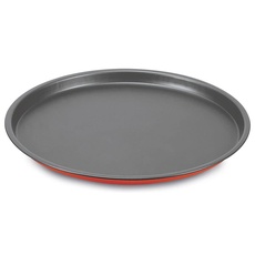 Guardini Rossana 2.0, Pizzablech 28 cm, Stahl mit Antihaftbeschichtung, Farbe Rot/Grau